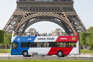 Billets de bus touristiques pour Paris